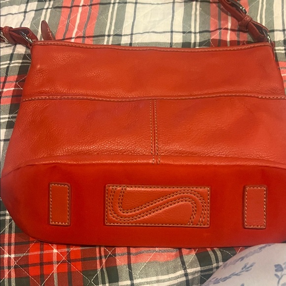 The Sak Leather Hobo Shoulder Bag Purse Scarlet Red - Picture 2 of 8
